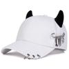 Men's and Women's Hip-hop Baseball Duckbill Cap Outdoor Street Rings Hat