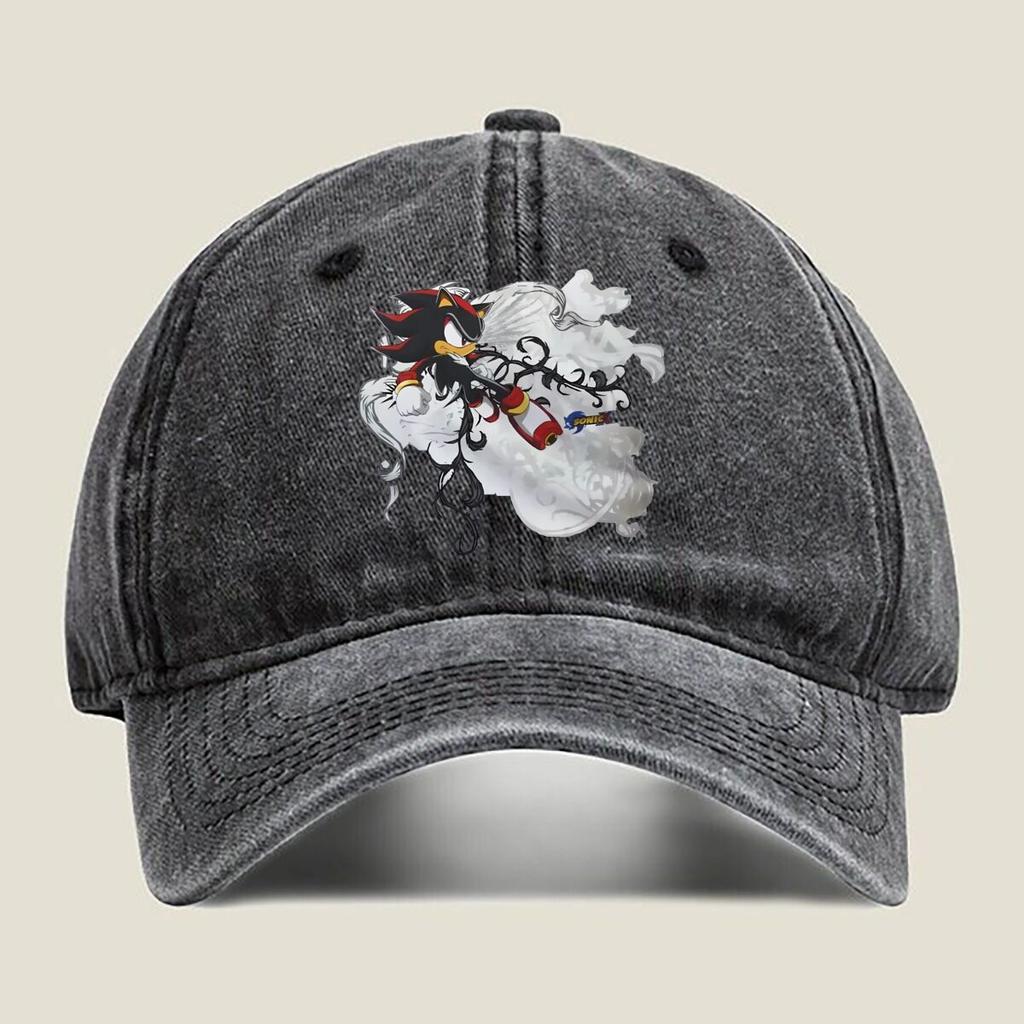 Shadow the Hedgehog Art Fashion Washed Baseball Cap Outdoor For Womens Unisex Female Beach Dad Hat Hip Hop