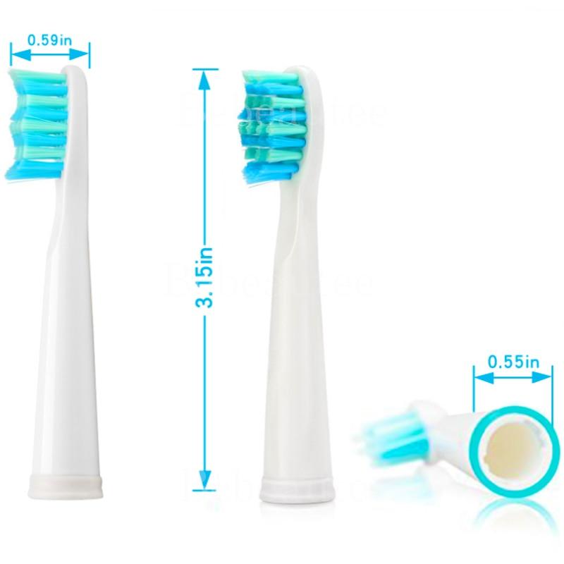 5 шт./упак. насадки для электрической зубной щетки Seago, насадки для зубных щеток, совместимые с зубами полости рта, запасные части для головки
