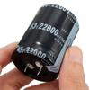 Black Dimension 35x50mm Amplifier Sound Electrolytic Capacitor 63V 22000UF Inline Capacitor