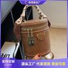Small Bag Women's New Autumn and Winter Fashion Versatile Bucket Bag Premium Texture Messenger Bag