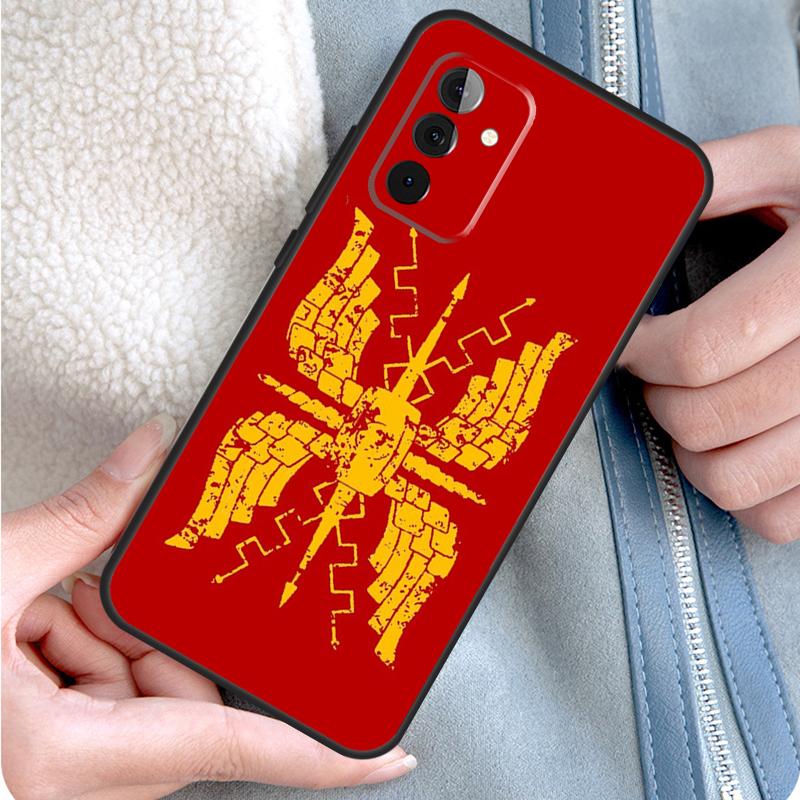 Roman Empire Legionary Shield Emblem Phone Case For Samsung Galaxy A15 A25 A35 A55 A54 A34 A14 A13 A33 A53 A12 A32 A52 A71 A51