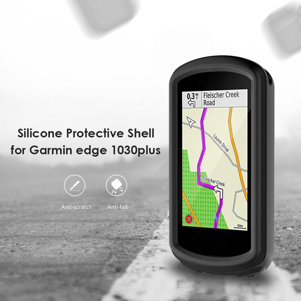 Силиконовый чехол-накладка для велокомпьютера Garmin Edge 1030 Plus/Edge 1030