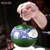 Китайская керамическая герметичная банка для дома с крышкой, чайная банка для путешествий, переносная банка для чая, горшок для хранения конфет, кухонные принадлежности, аксессуары