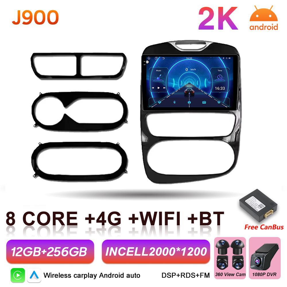 Android Auto Car Radio For Renault Clio 4 BH98 KH98 2016 2017 2019 Wireless Carplay Multimedia Player GPS Navigation DSP 5G Wifi