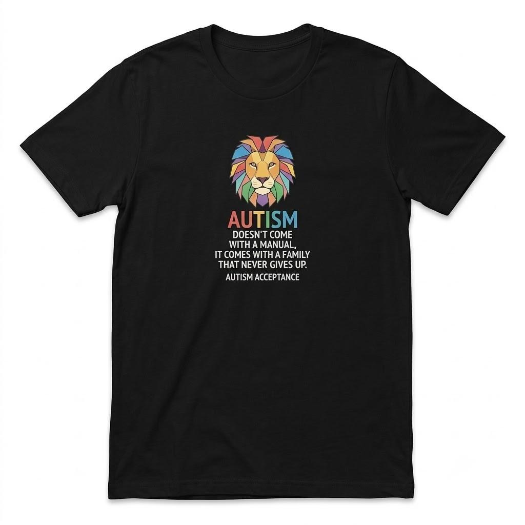 Autism Awarenes Graphic Black T Shirt Gift For Friends