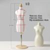 Mini Female Mannequin for 1/2 1/3 1/4 Doll Clothing Display Stand DIY Dollhouse Miniature Ornaments Supplies