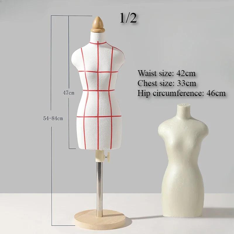 Mini Female Mannequin for 1/2 1/3 1/4 Doll Clothing Display Stand DIY Dollhouse Miniature Ornaments Supplies