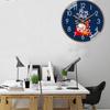 Lucky Household Wall Clocks Cute Living Room Clock Silent Wall Clock for 8-Inch Home Decoration