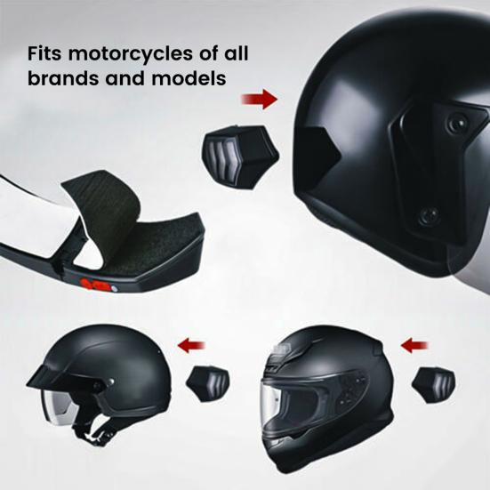 Экологичный стоп-сигнал для шлема, полезный компактный энергосберегающий сигнальный светильник для вождения