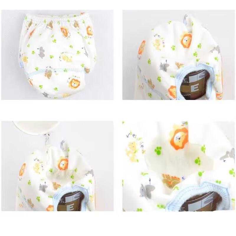 Cartoon Baby Training Soft Pants Baby Underwear Reusable Cloth Diapers