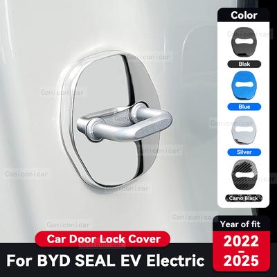 Для BYD SEAL EV Electric 2022-2025 Автомобильные Накладки на Замки Дверей Защита от Ржавчины Нержавеющая Сталь Аксессуары для Декора Салона Автомобиля