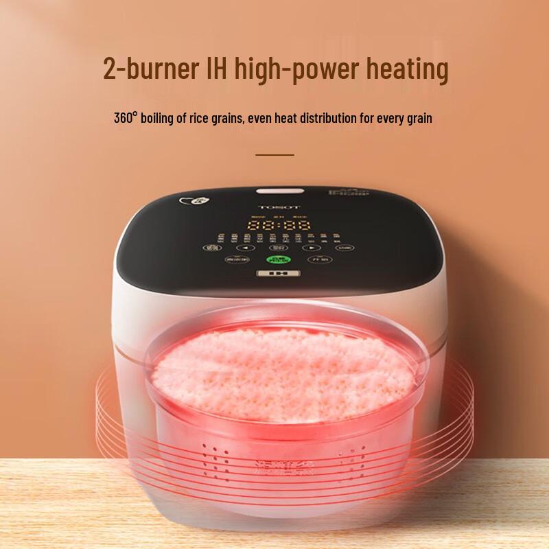 TOSOT Gree 3L Smart IH Low-Sugar Rice Cooker CN plug (adapter included)