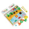 Wooden Shape Color Sorting Toy Sorter Puzzle for Children Toddlers