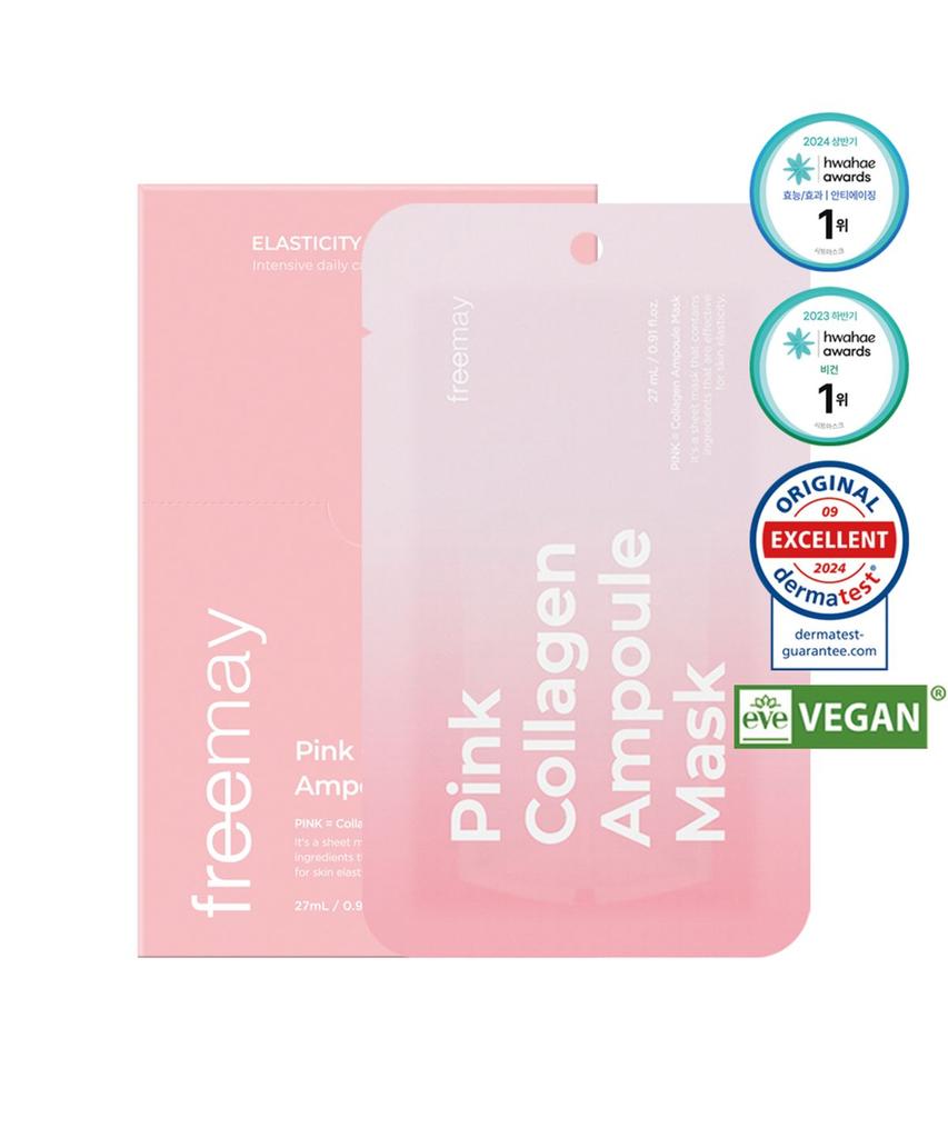 Premay Pink Collagen Ampoule Mask 10P