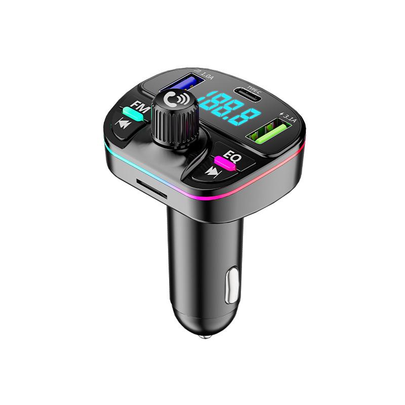 Автомобильный Bluetooth-приемник и FM-передатчик серии HT с MP3, звонками без помощи рук и быстрой зарядкой в автомобиле