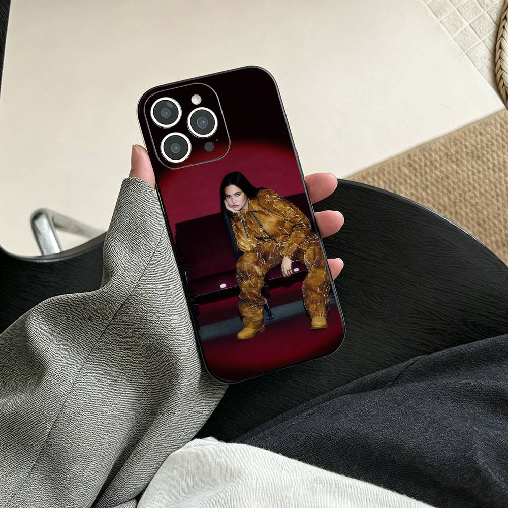 Певица с хриплым голосом Сиенна Спиро Чехол для телефона для iPhone 17, 16, 15, 14, 13, 12, 11 Plus, Pro Max, Другие Мягкий черный чехол