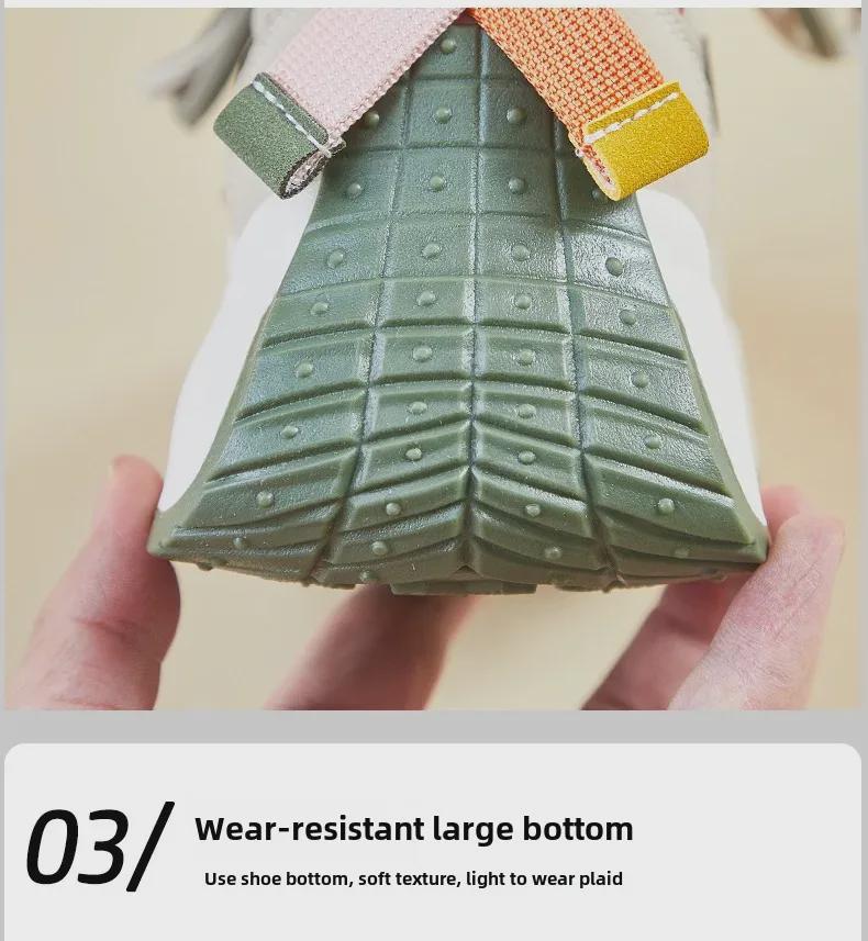 Корейские новые папины туфли для женщин, осень 2024 г., студенческие беговые и повседневные туфли, толстая подошва, увеличивающие рост, модель BN016-1
