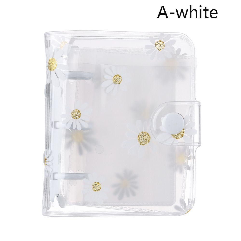 Дневник для счетов с цветком ромашки, внутренние страницы с 3 отверстиями, кольца, переплет, обложка для блокнота, сменный блокнот