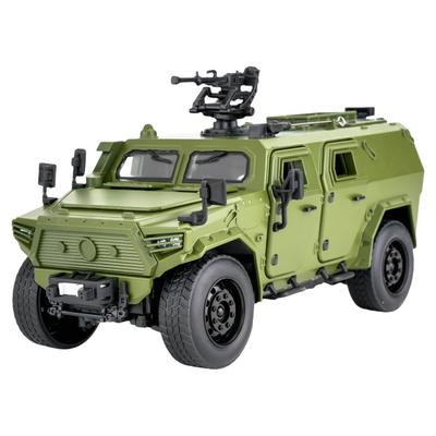 1/18 Модель автомобиля из сплава Dongfeng Mengshi, Большие военные коллекционные украшения, Бронированный внедорожник, Военный автомобиль, Игрушка, Подарок