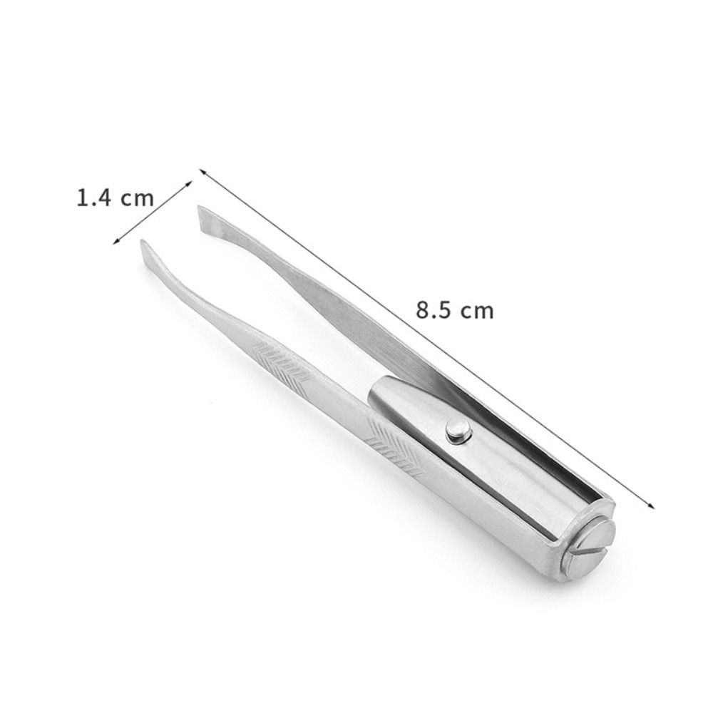 Smart Design Eyebrow Tweezers with LED Light Makeup Tools Portable Eyebrow Clip For Brow Shaping