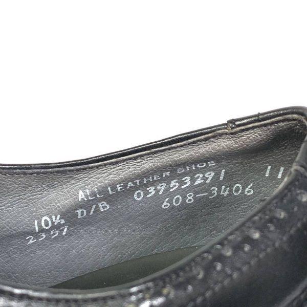 Винтажные 80-е Универмаг Comfort PLUS Sears Hanover Размер 10D B 28.0см Полный брог Черный(ИСПОЛЬЗОВАЛ)