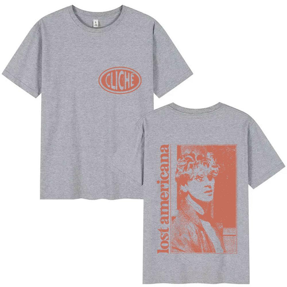 2025 Summer Limited Rap Machine Gun Kelly Tour Album Tshirt MGK Lost Hip Hop Loose Tshirt Mens Retro Cotton Tshirt