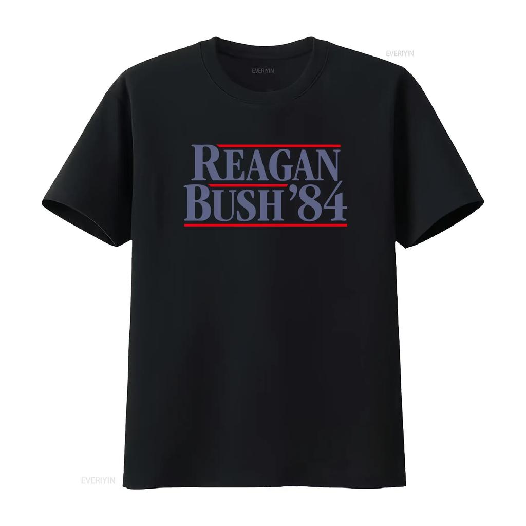Reagan Bush 84 President Campaign 1984 Retro Vintage Premium Blend T Shirt vintage Washed designer clothes Stylish Breathable