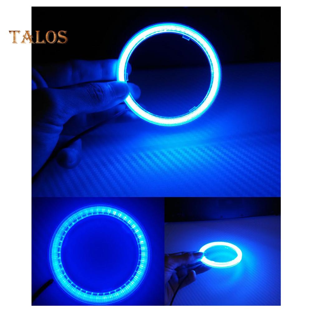 60 мм-120 мм автомобиль COB ангельские глазки светодиодные кольцевые фары лампы