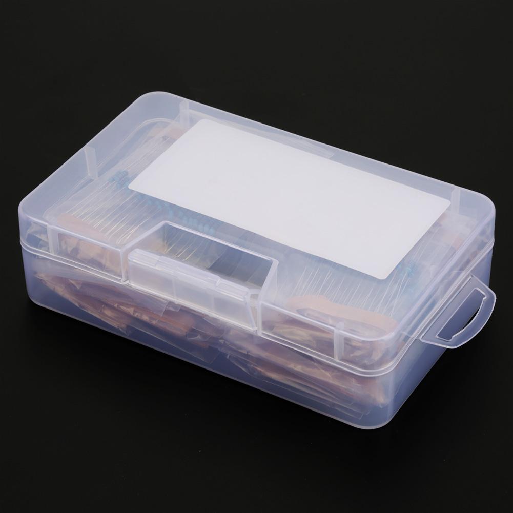 525Pcs 1 4W 17 Values 0 1M ohm Metal Film Resistors Set Assortment Components Kit