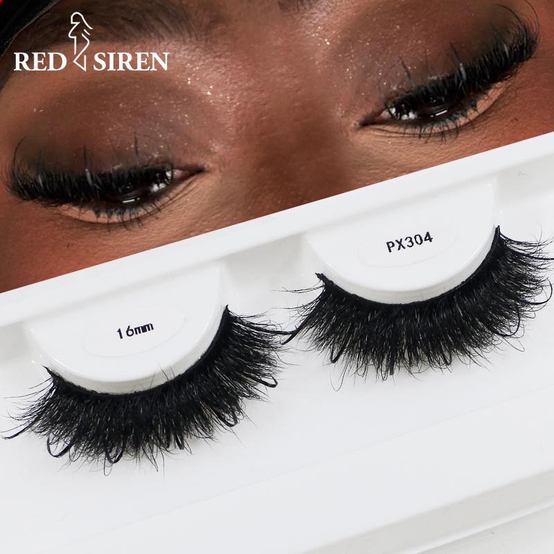 RED SIREN Полные и пышные норковые ресницы для объема Частные бренды Высококачественные Ресницы-ленты с эффектом наращивания ресниц Пушистые норковые