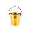 Multifunctional Stainless Steel Ice Bucket with Handles Beer Bucket Mini Metal Buckets  Party