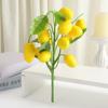 Realistic Artificial Lemon Branches Plastic Fruit Props DIY Fake Strawberry  Vase Decoration