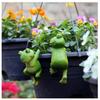 1 Pcs Resin Statue Model for Garden Resin Plants Pots Decor Statue Lovely Shape Statue Decor Visual Effect