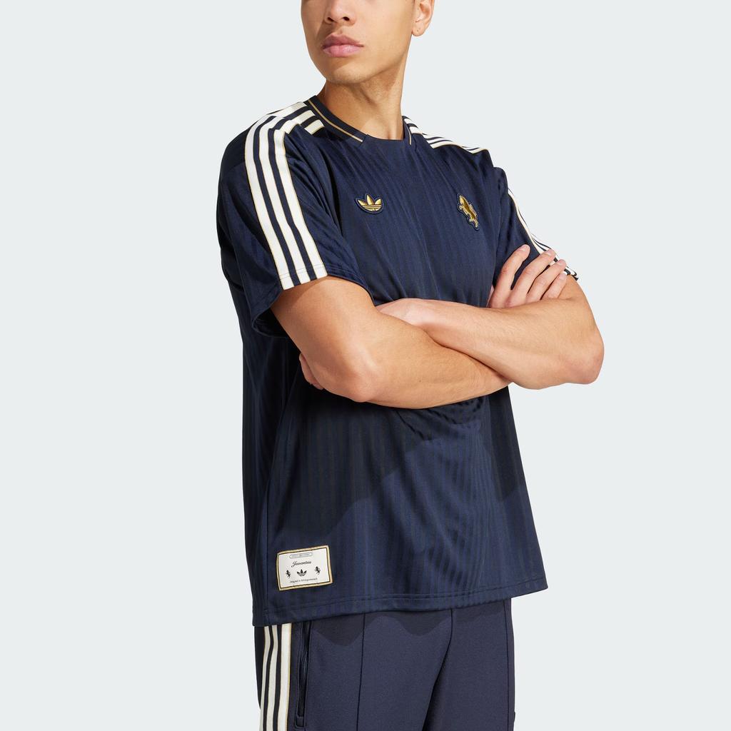 Adidas Оригинальные футболки Juventus Icon унисекс-топы Legend-Ink JF0458