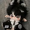 Niannyyhouse 20cm Plush Clothes Set for Black Cats (Hat, Jacket, Shirt, Shorts, Backpack, Glasses, Dress-Up, Cotton Doll, Accessories)
