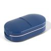 Pill Cutter with Invisible Storage Box Portable 2 In 1 Mini Drug Tablet Medicine Dustproof Divider Organizer Crusher Pill Box