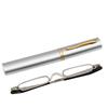Ultra Light Reading Glasses High-definition Spring Frame Presbyopia Earwear Fashion Mini Pen Holder Portable with Glasses Case