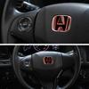 AIW1 Car Steering Wheel Front Emblem Badge Logo Sticker For Honda Accord Civic Spirior City FIT CRV Red Protective Decoration