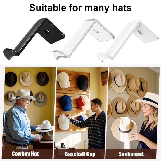4/8 шт крючки для шляп ковбойские шляпы стойка простая установка прочная клейкая стена