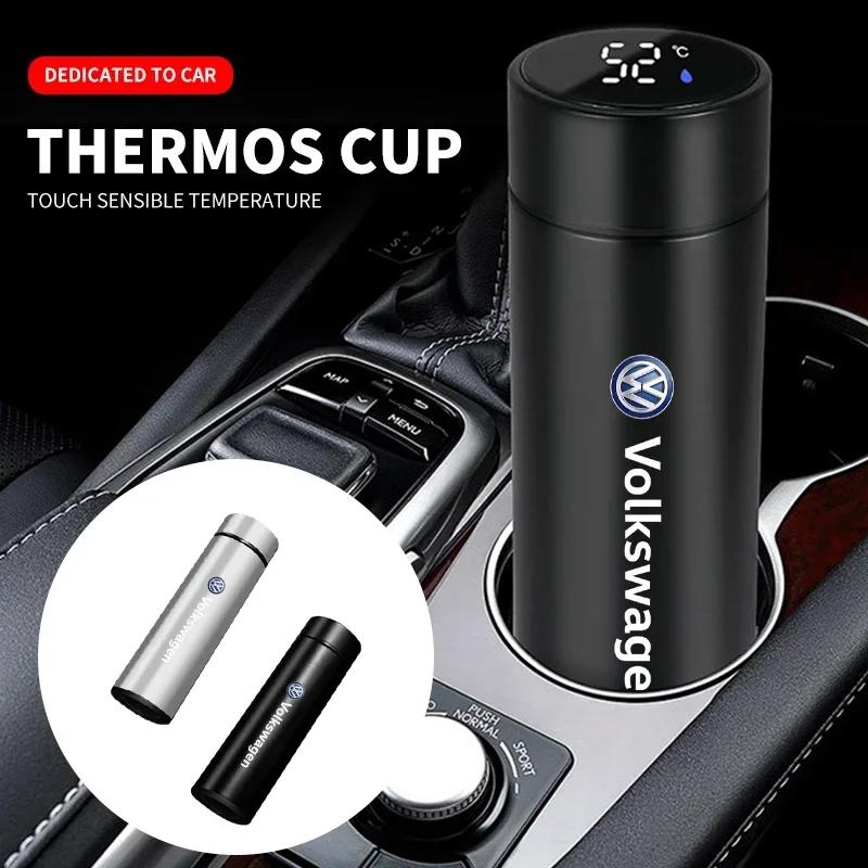 Автомобильная умная термокружка с LED-дисплеем температуры для Volkswagen VW GTI Rline R Polo G