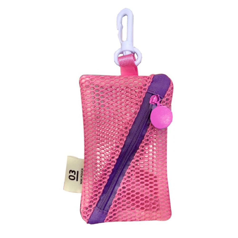 Lightweight Mesh Zipper Bags Portable Cosmetic Accessories Organizer Travel Toiletry Pockets  Home