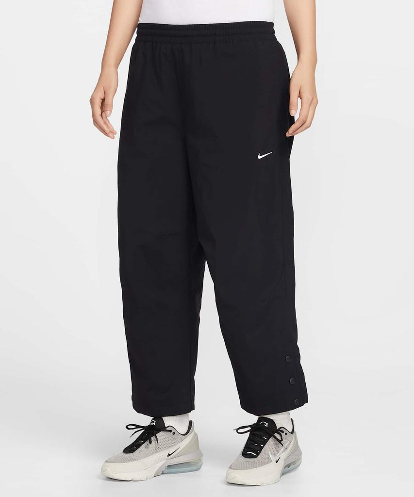 NIKE Sportswear Oversized High-Waisted Woven Crop Pants W - Black:Sale / If0221-010