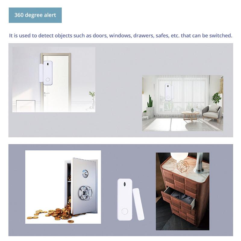 D10 Window Door Sensor Alarm 433MHz Wireless Magnet Sensor Detector Burglar An-theft For G20 G30 Home Security Alarm System