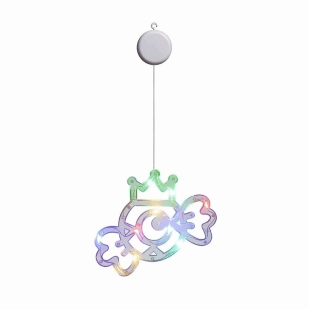Battery-operated Halloween Suction Lights Waterproof LED Glass Pendant Holiday House Decoration