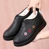 Old Beijing Cloth Shoes Cotton Shoes Women's Velvet Middle-aged Elderly Wool Grandma Cotton Boots Soft-soled Non-slip Winter Warm and Wear-resistant S