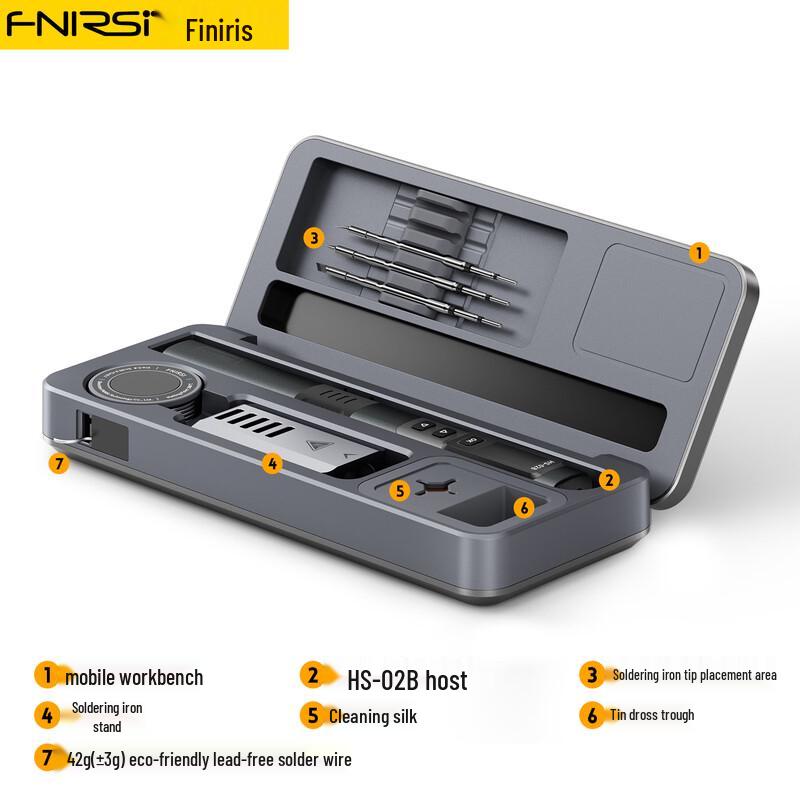 FNIRSI HS-02B 100 Вт Умный Портативный Набор Паяльника