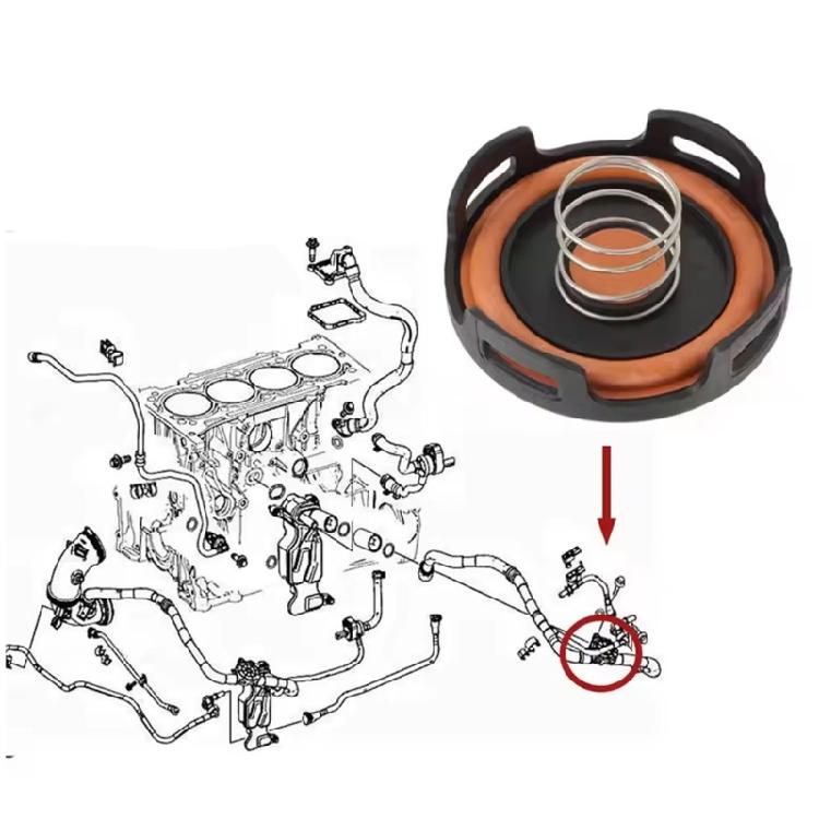 Крышка клапана PCV с мембраной Замена 2740181400 A2740901729 ABS Крышки клапанов Ремонтный инструмент