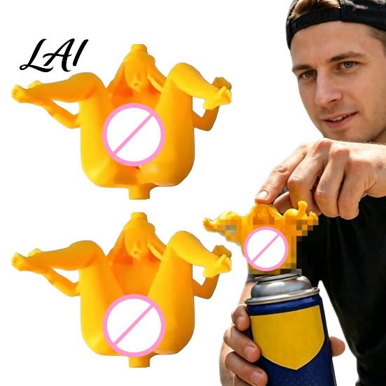 PLA Sprayer Tip 2Pcs 3D Printed Human Body Squirter Spray Can Nozzle Attachment Portable Water Bottle Decorative Replacement Prank Gag Gift Paint