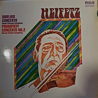 LP Record JASCHA HEIFETZ - JEAN SIBELIUS / SE - Concerto / Concerto No.. 2 LSB4048 RCA Red Seal 1972 Германия Классика Б/у